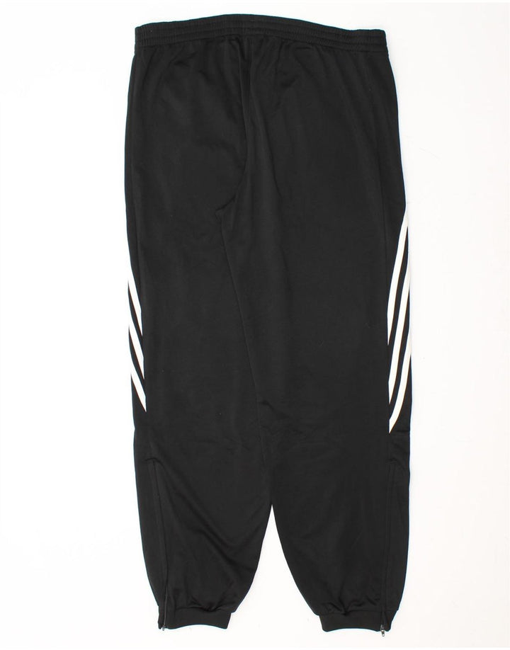 Calça de treino masculina ADIDAS joggers grande poliéster preto
