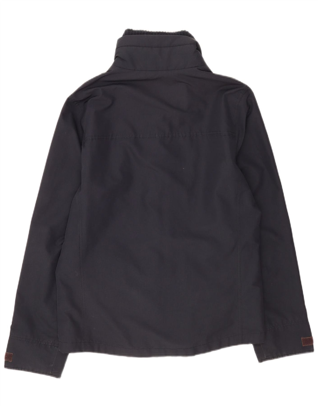 Jaqueta de chuva masculina Hollister UK 40 grande poliéster azul marinho