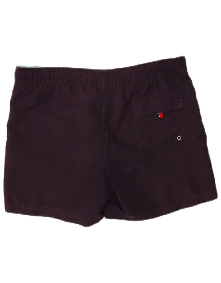 Shorts de natação masculino Tommy Hilfiger pequeno azul marinho