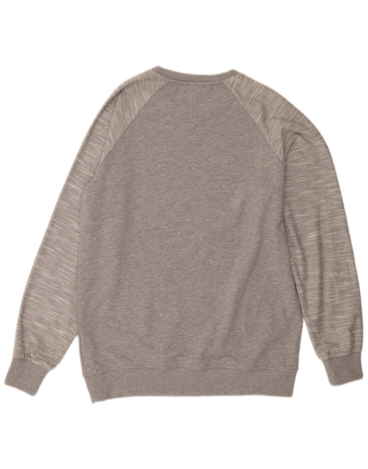 Jack & Jones moletom masculino jumper XL poliéster manchado cinza