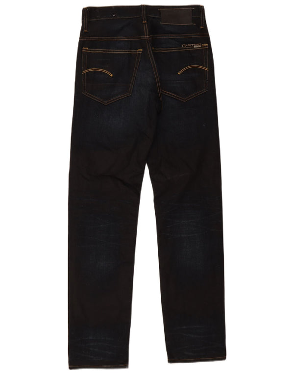 Calça jeans reta masculina G-Star 3301 W28 L32 preta