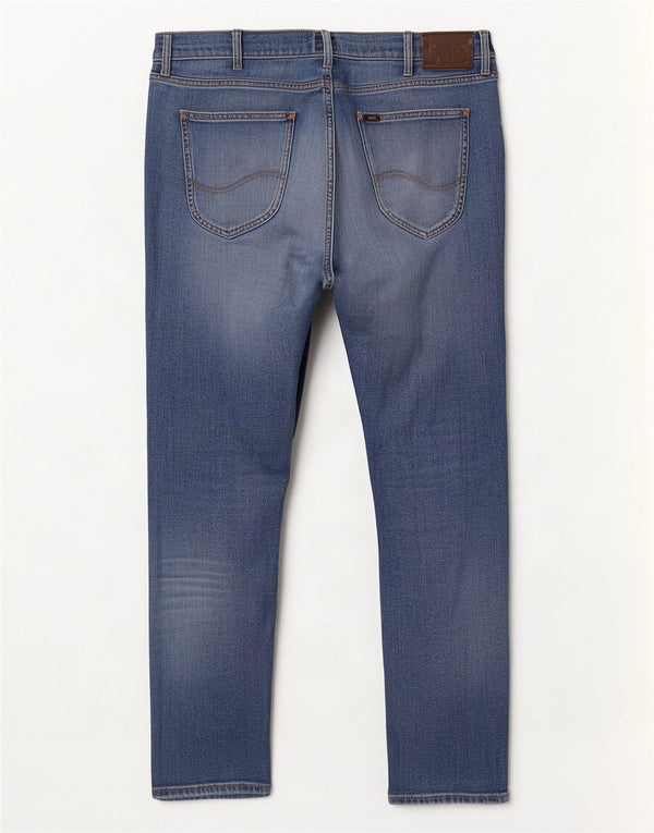 Lee Mens Luke Tapered Jeans Slim W36 L34 Azul Algodão