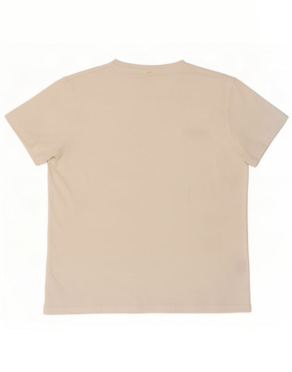 Camiseta masculina Pierre Cardin Top médio algodão branco