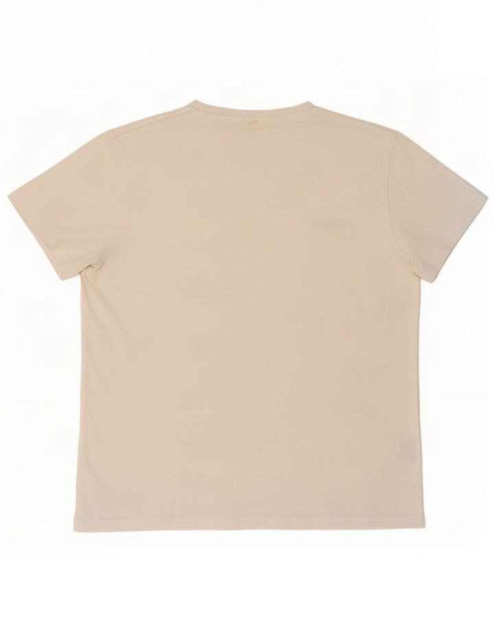 Camiseta masculina Pierre Cardin Top médio algodão branco