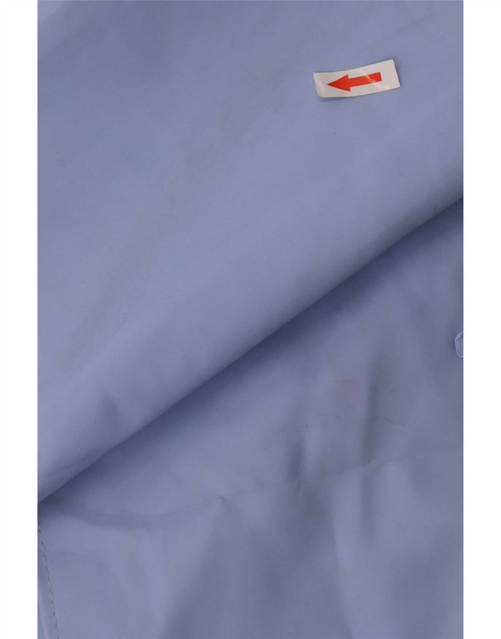 Capa de chuva masculina com capuz Stutterheim UK 40 grande algodão azul