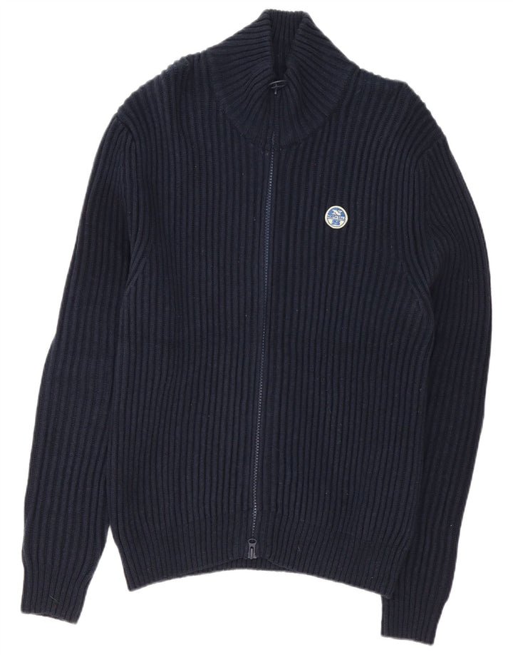 Suéter cardigã masculino North Sails XL azul marinho algodão