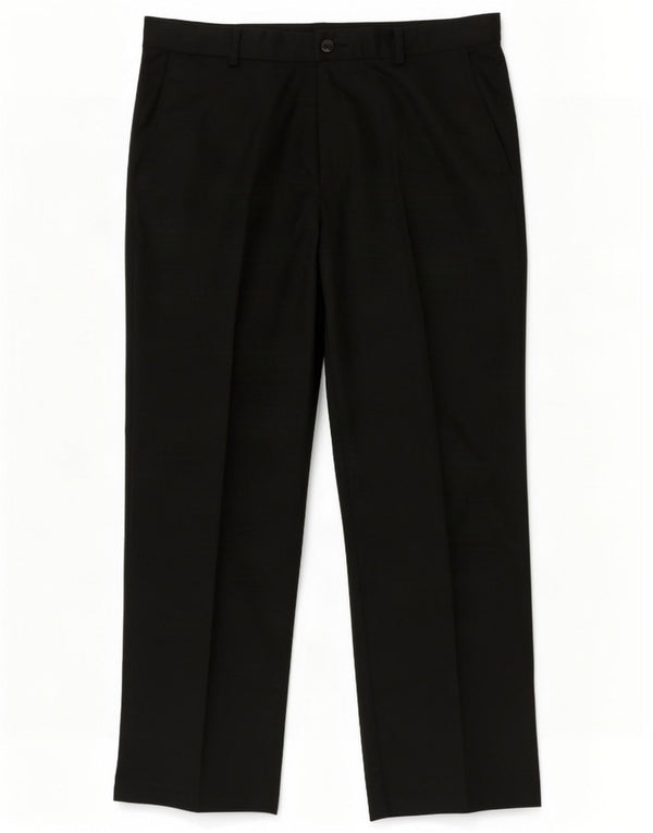 Adidas Mens Climalite Straight Chino Calças W36 L32 Poliéster Preto
