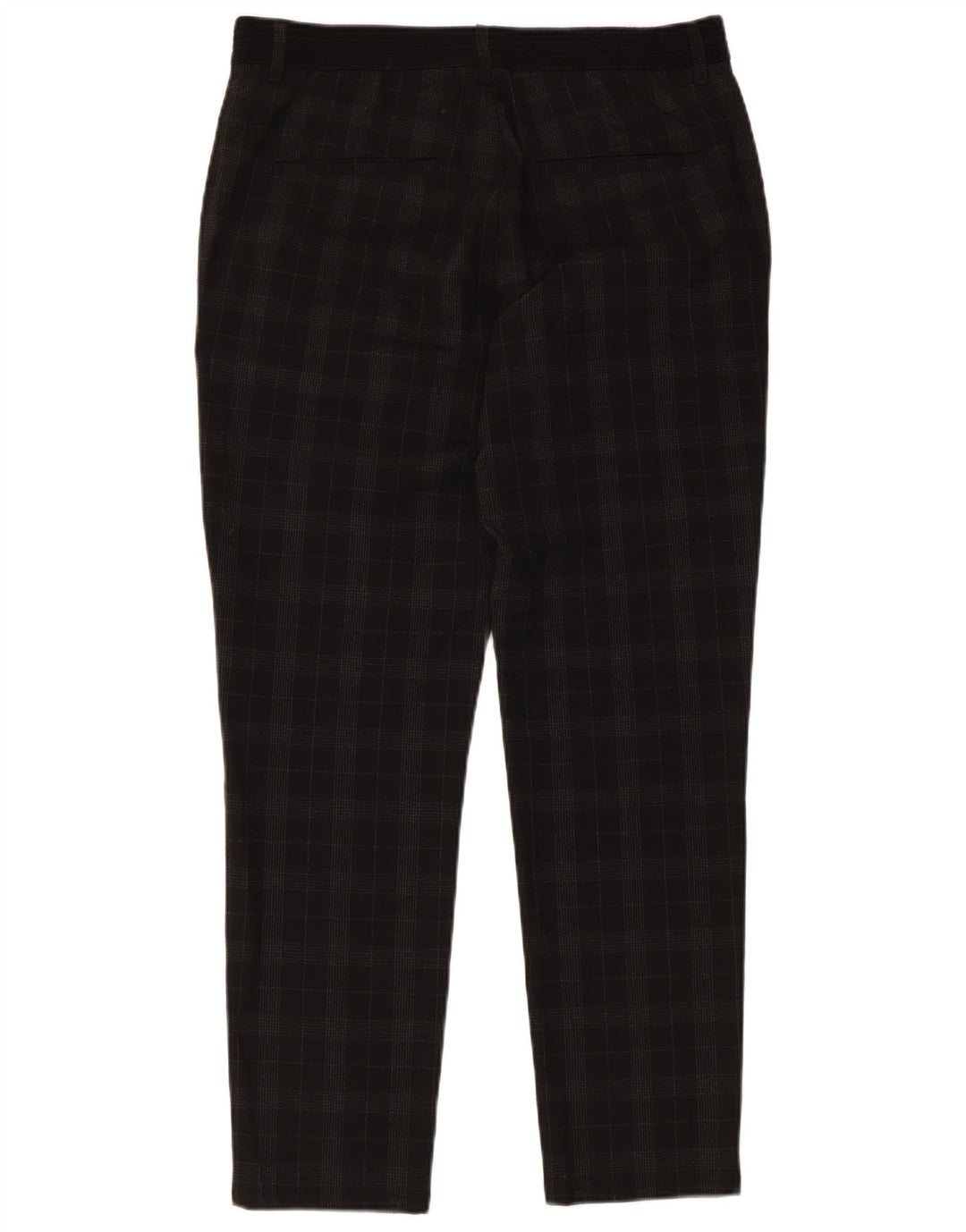 Calça Chino Cônica Masculina Zara Médio W31 L28 Xadrez Preta