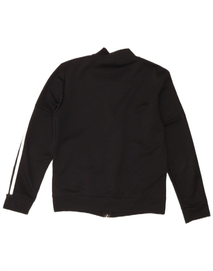 Adidas Womens Tracksuit Top Jacket UK 8/10 Pequeno Preto Colorblock