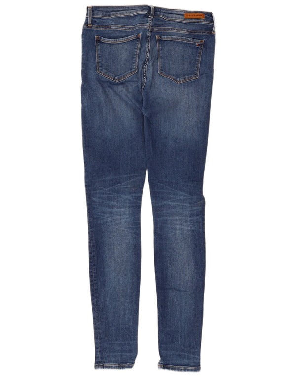 Tommy Hilfiger Feminino Como Skinny Jeans W29 L30 Azul Algodão