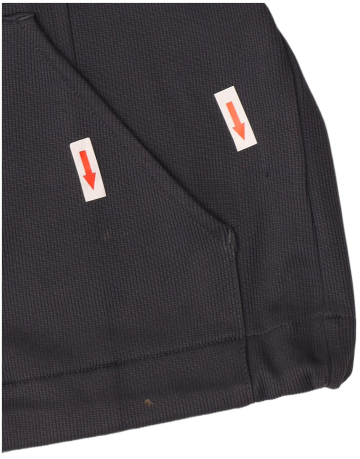 Suéter feminino Fila com capuz e zíper IT 40/42 pequeno azul marinho poliéster