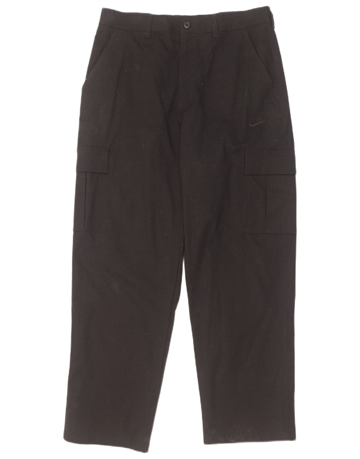 Calça cargo masculina Nike Tapered W32 L32 algodão preto