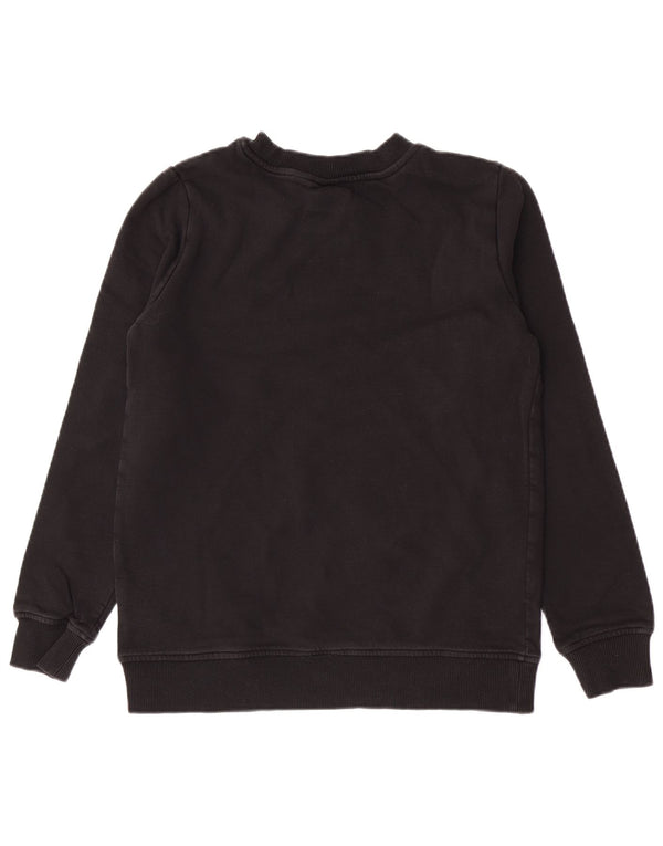 Vans feminino gráfico moletom jumper pequeno algodão preto