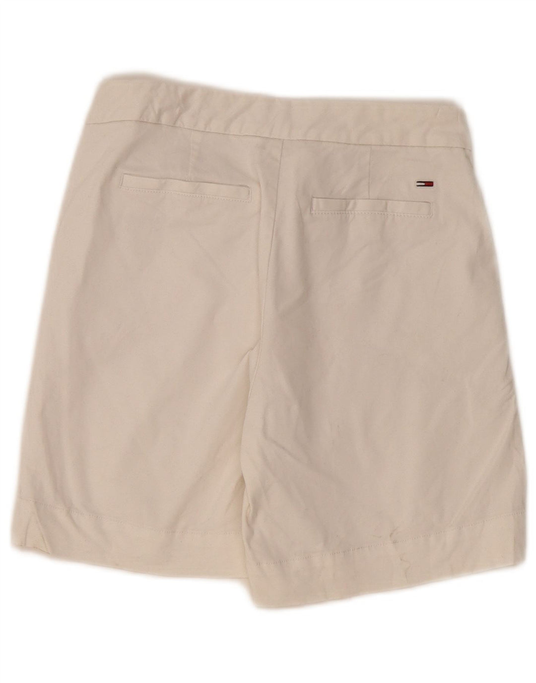 Shorts Chino feminino TOMMY HILFIGER W26 pequeno algodão branco