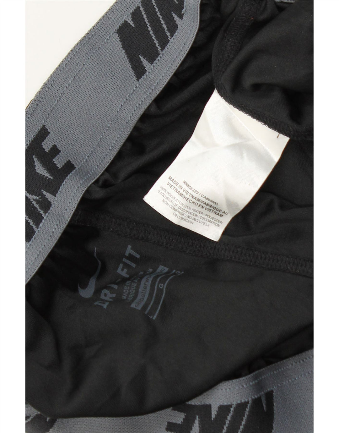 Nike Mens Dri Fit Graphic Sport Shorts Grande Poliéster Preto