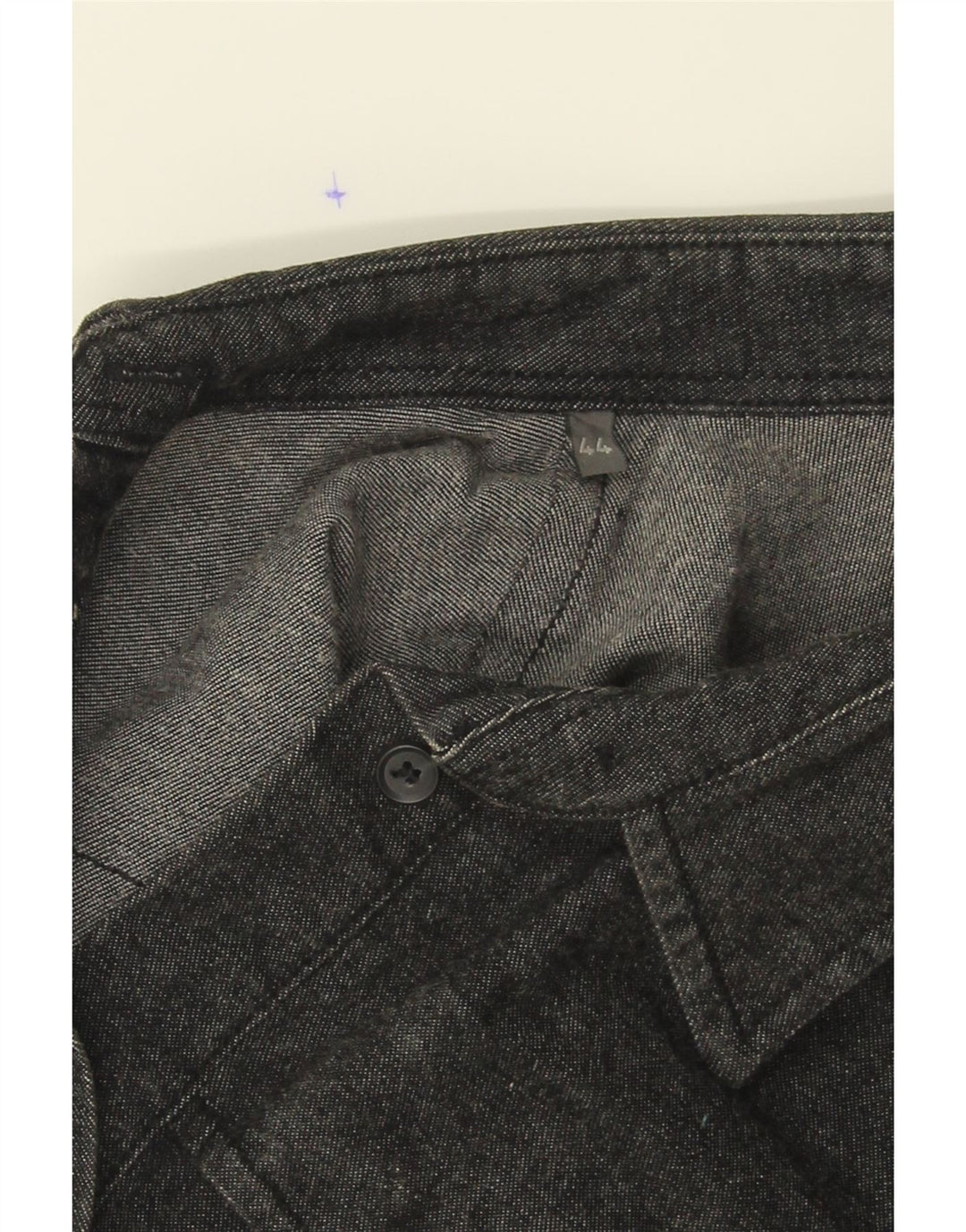 BELFE Womens Denim Shirt IT 44 Medium Grey Cotton Vintage Belfe and Second-Hand Belfe from Messina Hembry 