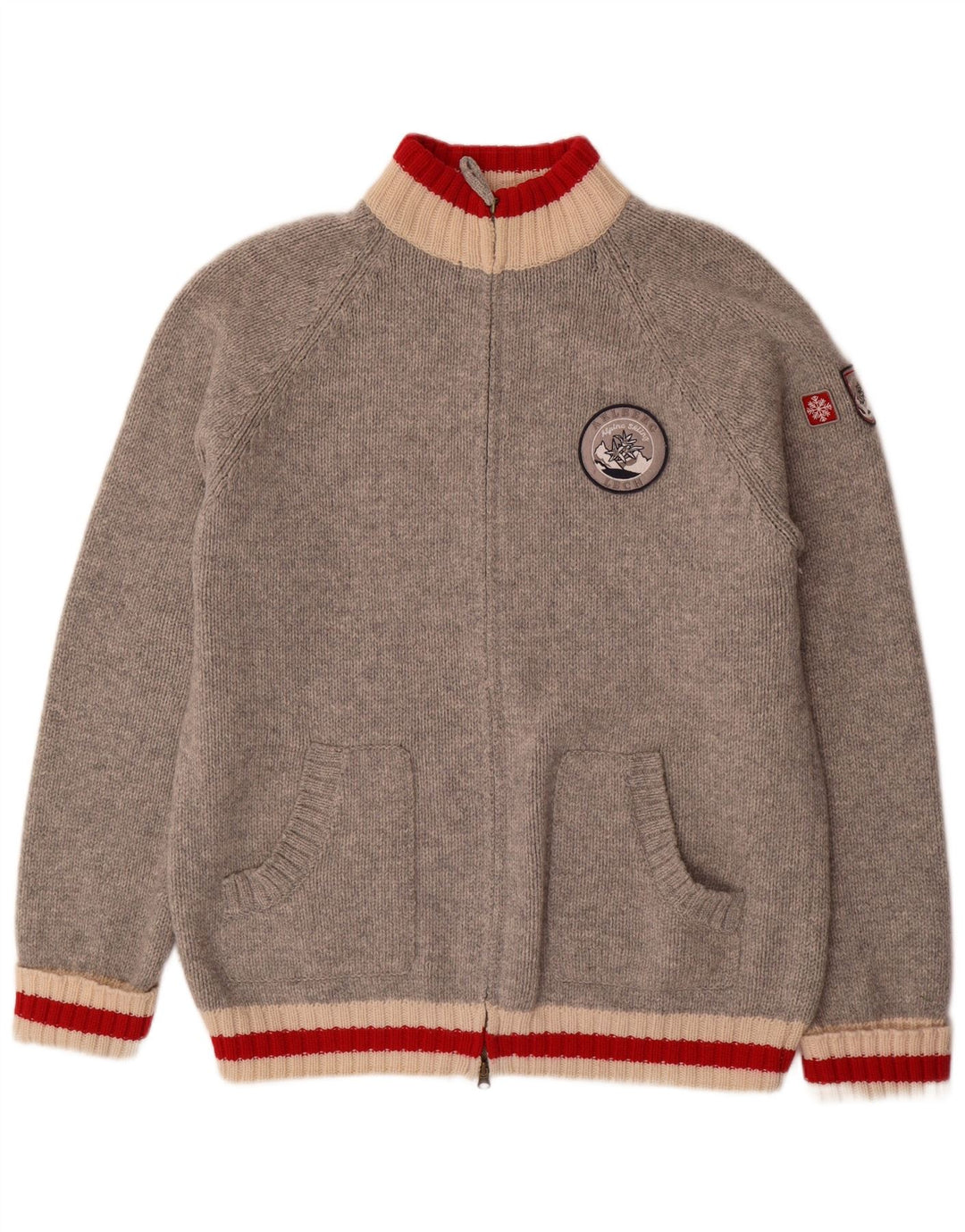 Suéter cardigã masculino MC NEAL 2XL lã cinza