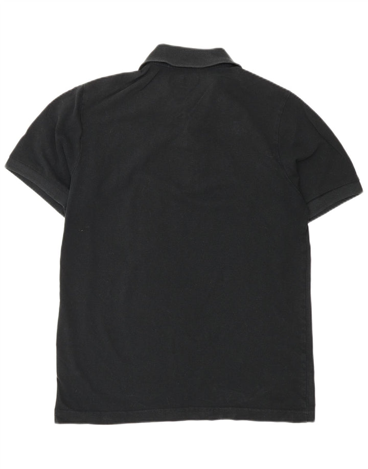 Camisa polo masculina KAPPA de algodão preto médio