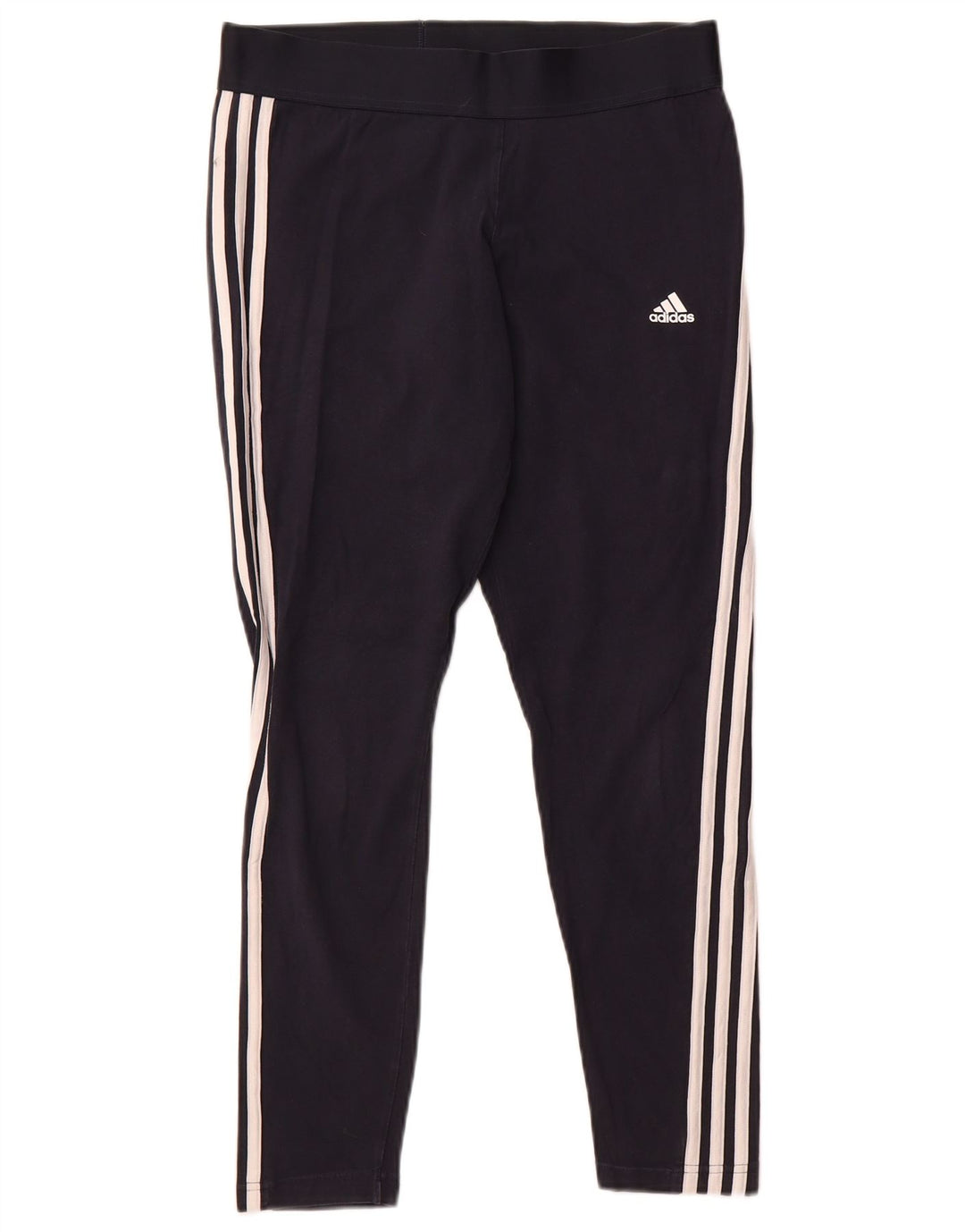 Leggings Adidas Mulher UK 16/18 Grande Azul Marinho