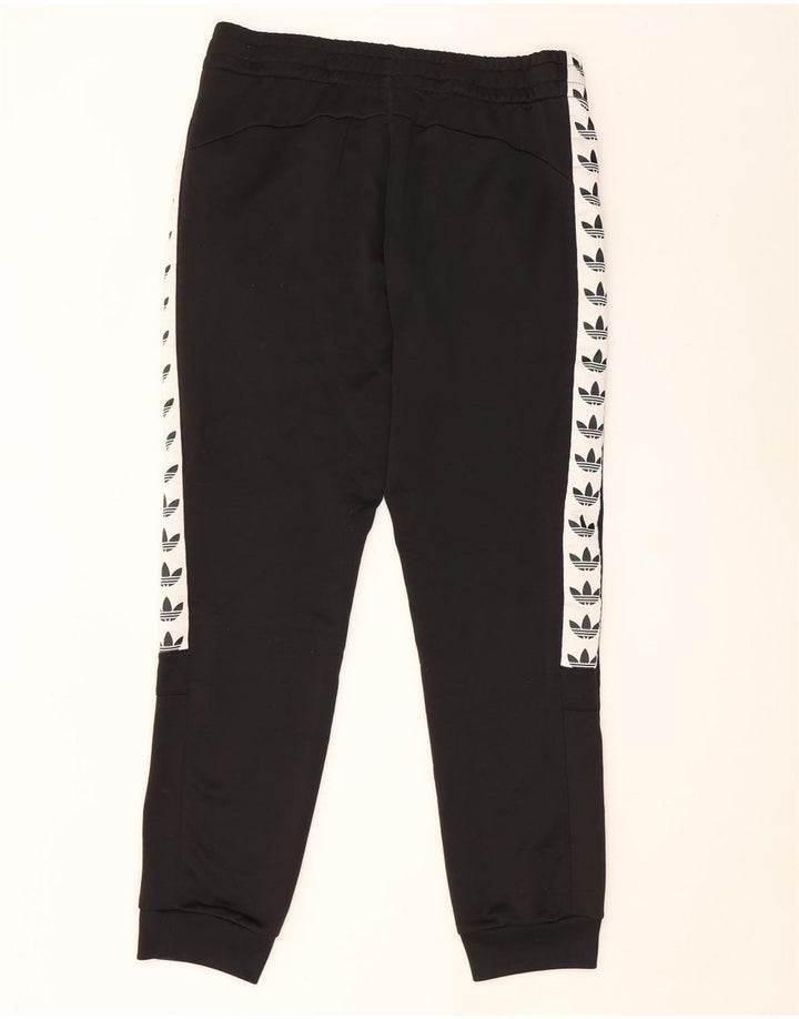 Adidas masculino gráfico calças de treino joggers médio preto colorblock