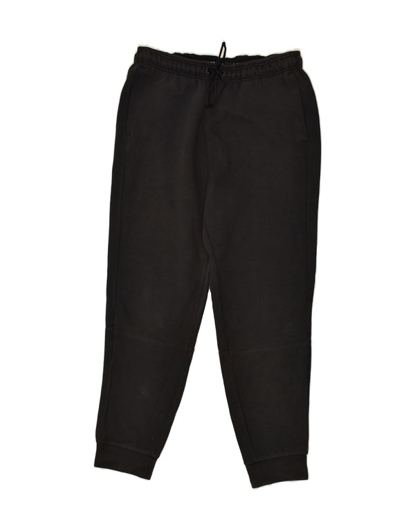 ADIDAS Mens Treino Calças Joggers Grande Algodão Preto
