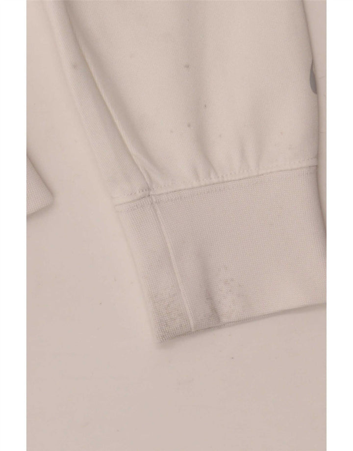 Suéter Nike masculino com capuz e zíper gráfico médio branco poliéster colorblock