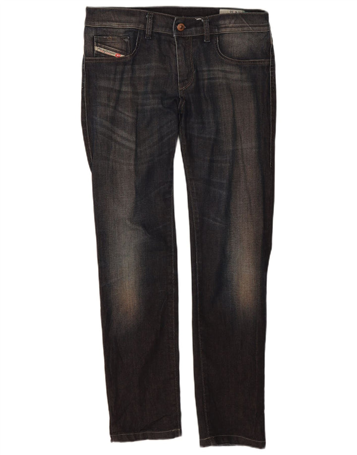 Jeans Slim Feminino Diesel W30 L28 Azul Algodão