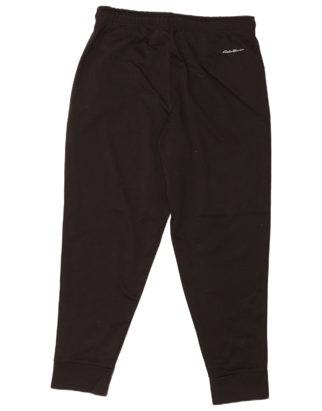 EDDIE BAUER Calça de treino masculina Joggers poliéster preto médio