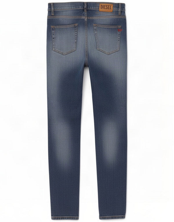 Diesel Mens D-Strukt Slim Jeans W30 L32 Azul Algodão