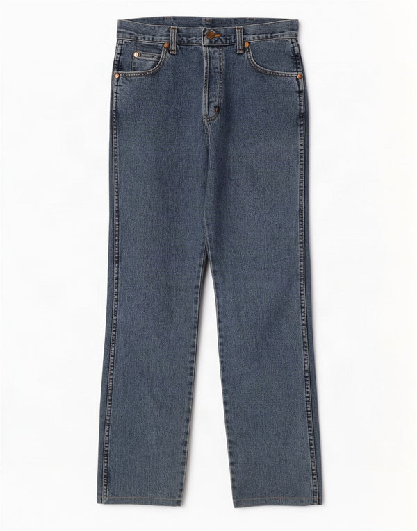 Wrangler Masculino Evolution Straight Jeans W30 L31 Azul Algodão