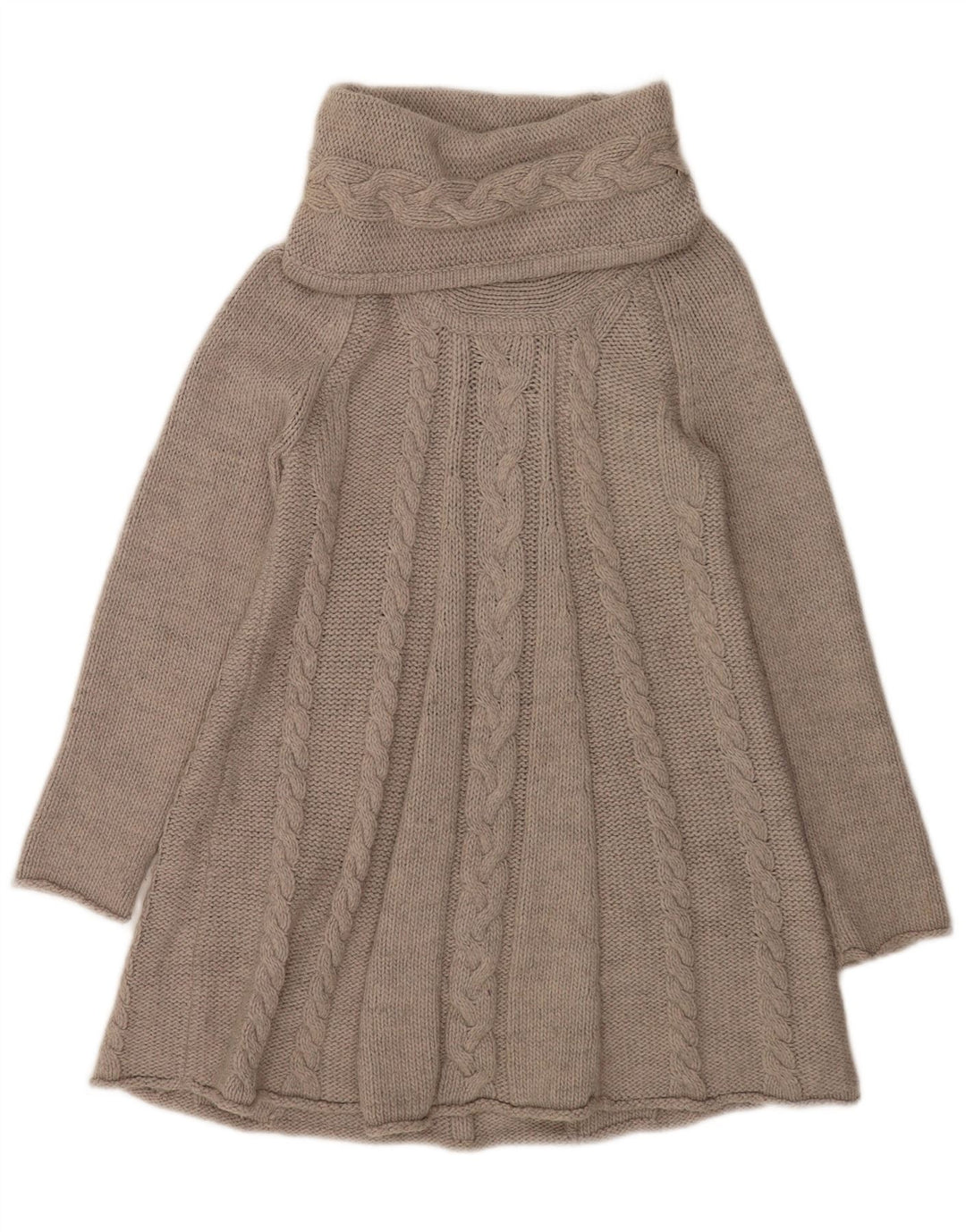 Suéter feminino Marks & Spencer com gola redonda Reino Unido 12 cinza médio acrílico