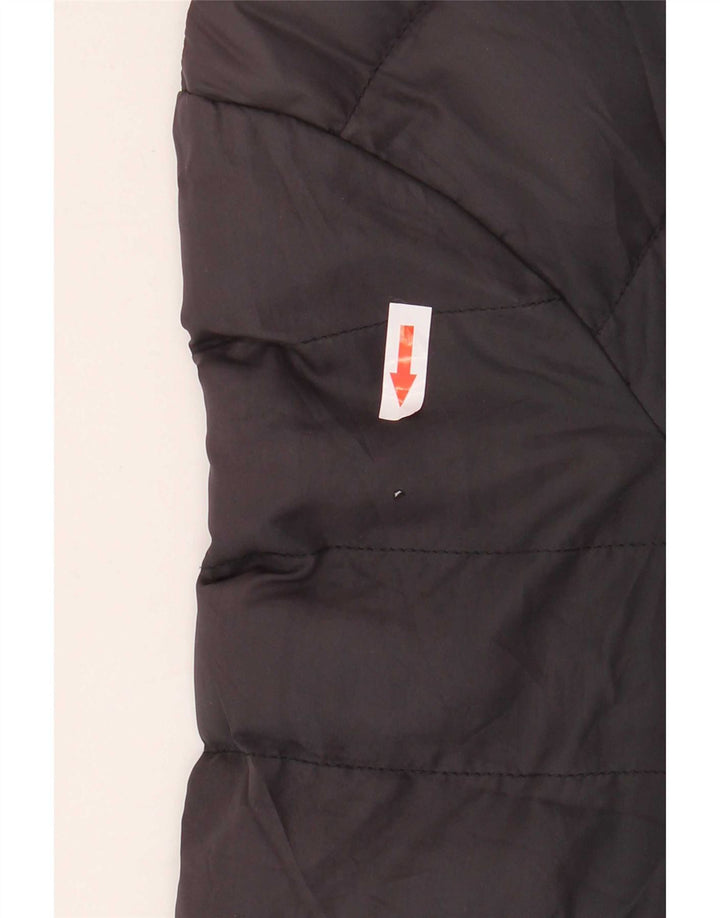 Jaqueta acolchoada feminina Roxy UK 14 grande poliéster preto