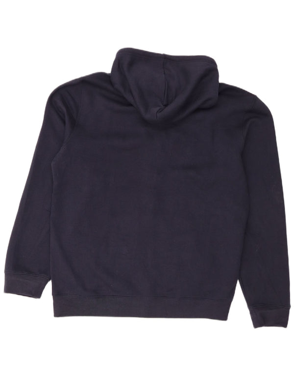 Champion masculino gráfico regular fit moletom com capuz XL azul marinho algodão