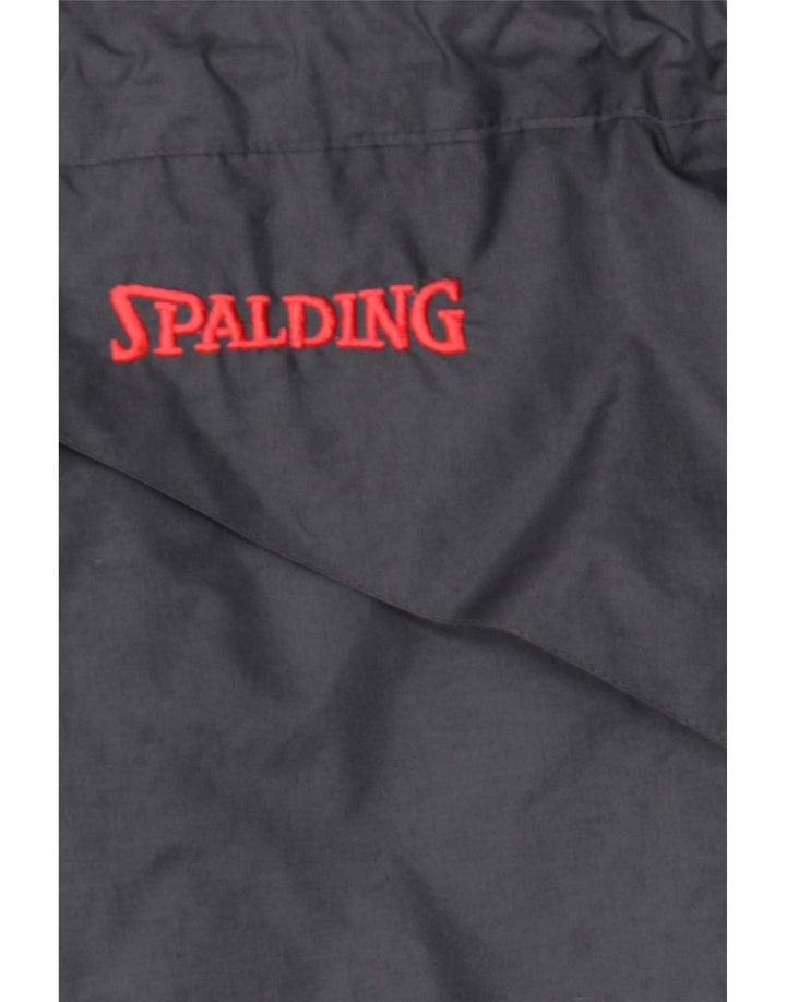 Jaqueta de chuva masculina Spalding UK 42 XL azul marinho nylon