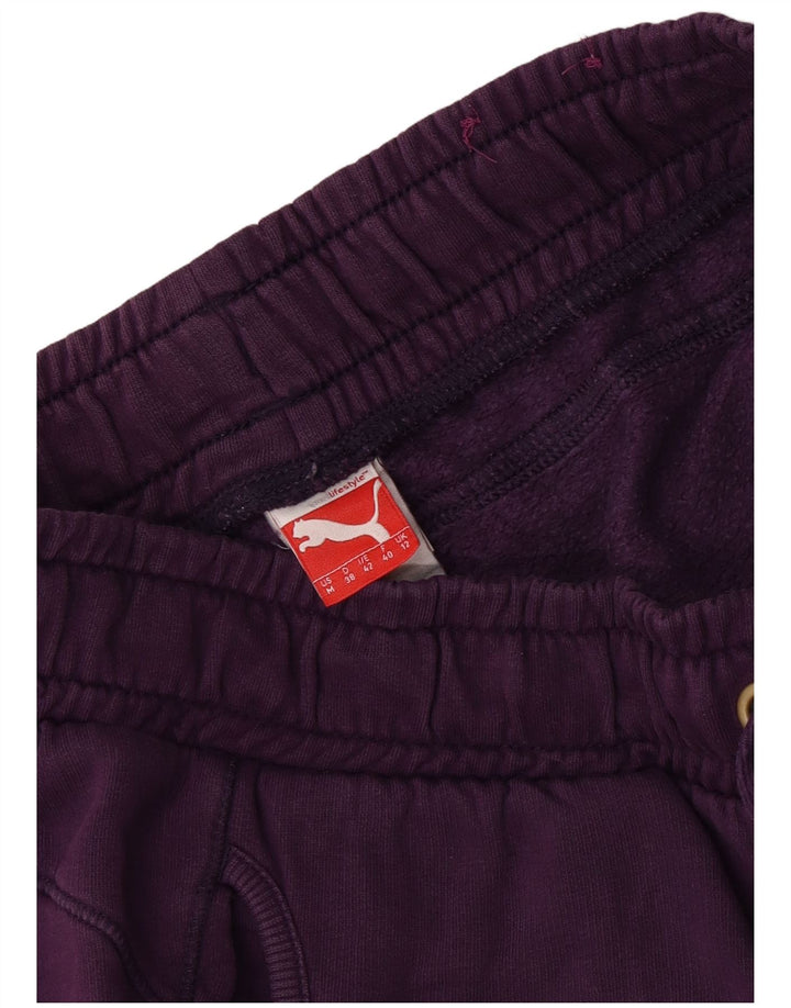 Calça de treino feminina Puma Joggers UK 12 médio roxo