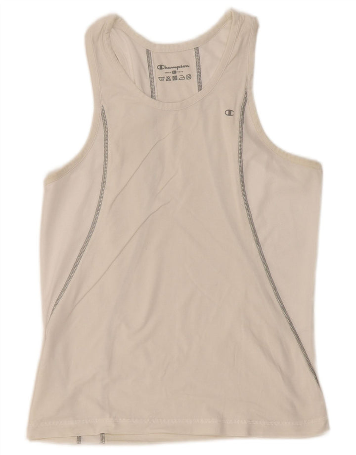 Colete feminino Champion UK 14 grande branco