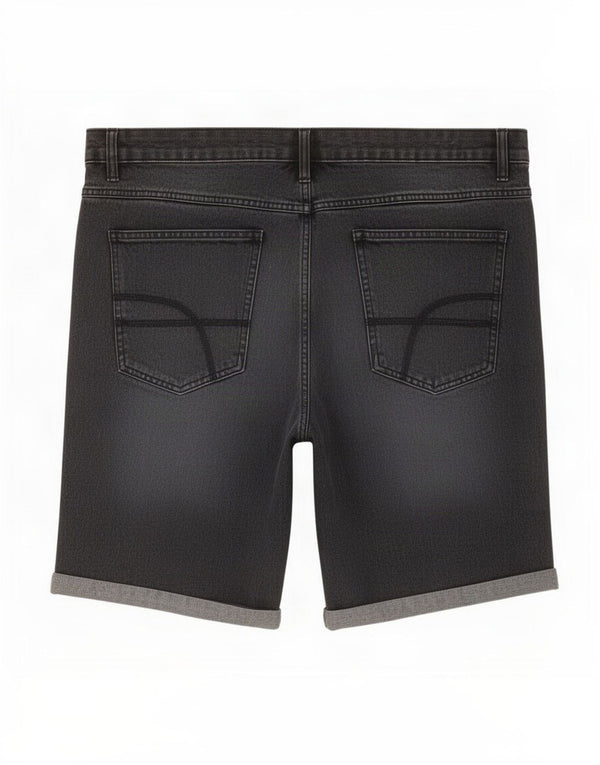 Shorts jeans masculino Pierre Cardin W42 2XL algodão preto