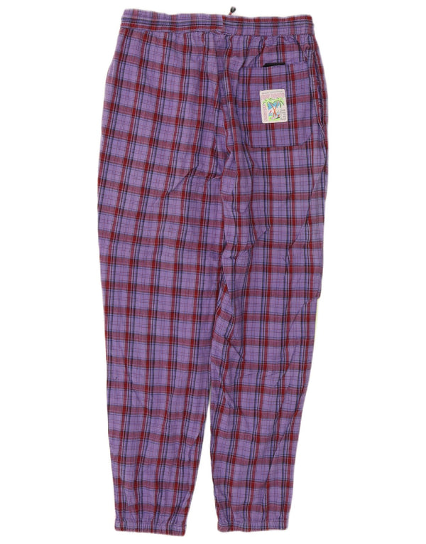 Calça de treino masculina BAILO Joggers IT 52 XL roxo xadrez