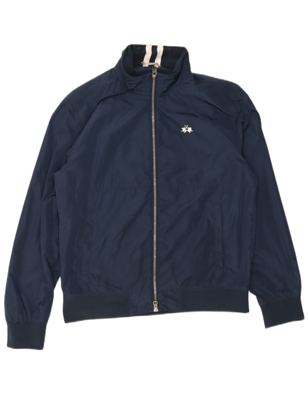 Jaqueta bomber masculina La Martina UK 42 XL azul marinho poliéster