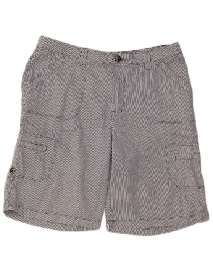 Shorts cargo masculino LEE W32 listrado azul médio