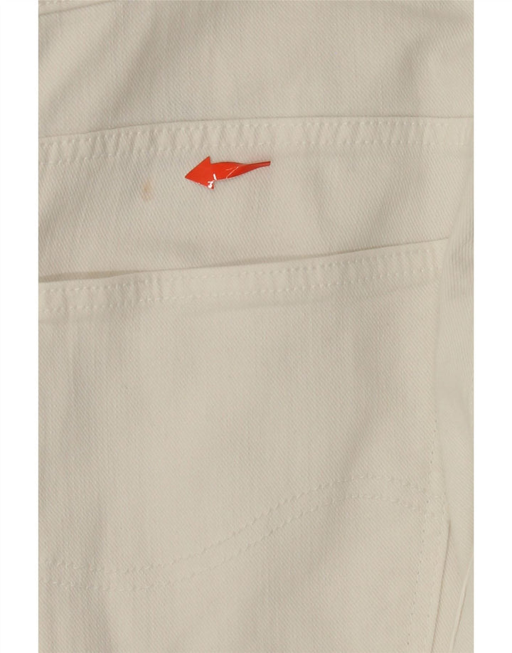 Calça jeans feminina LEE Powell Slim W32 L27 algodão branco