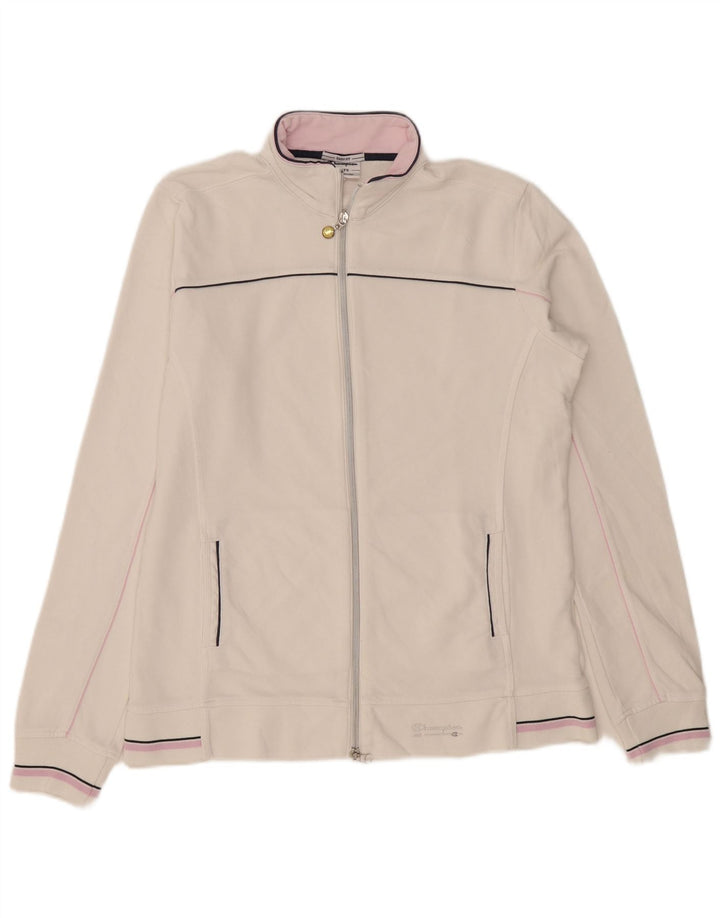 Jaqueta feminina Champion UK 18 XL algodão branco