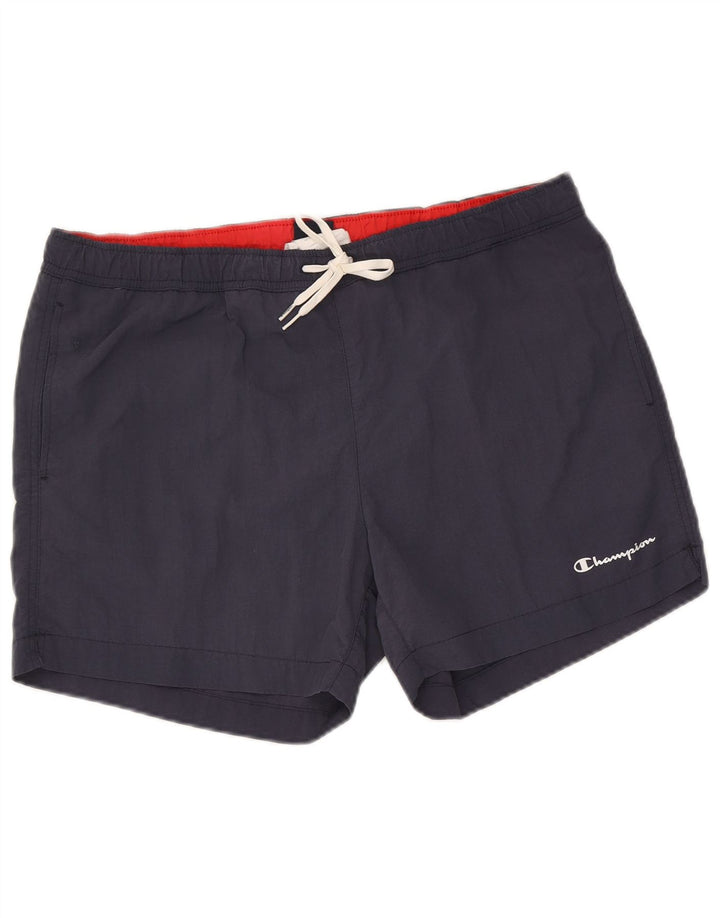 Shorts de natação masculino Champion 2XL azul marinho poliamida