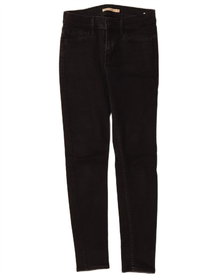 Calça jeans feminina LEVI'S 710 Super Skinny W27 L28 algodão preto