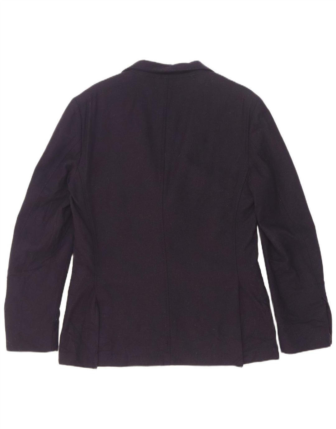 Jaqueta blazer masculina Massimo Dutti com 2 botões UE 48 lã azul marinho médio