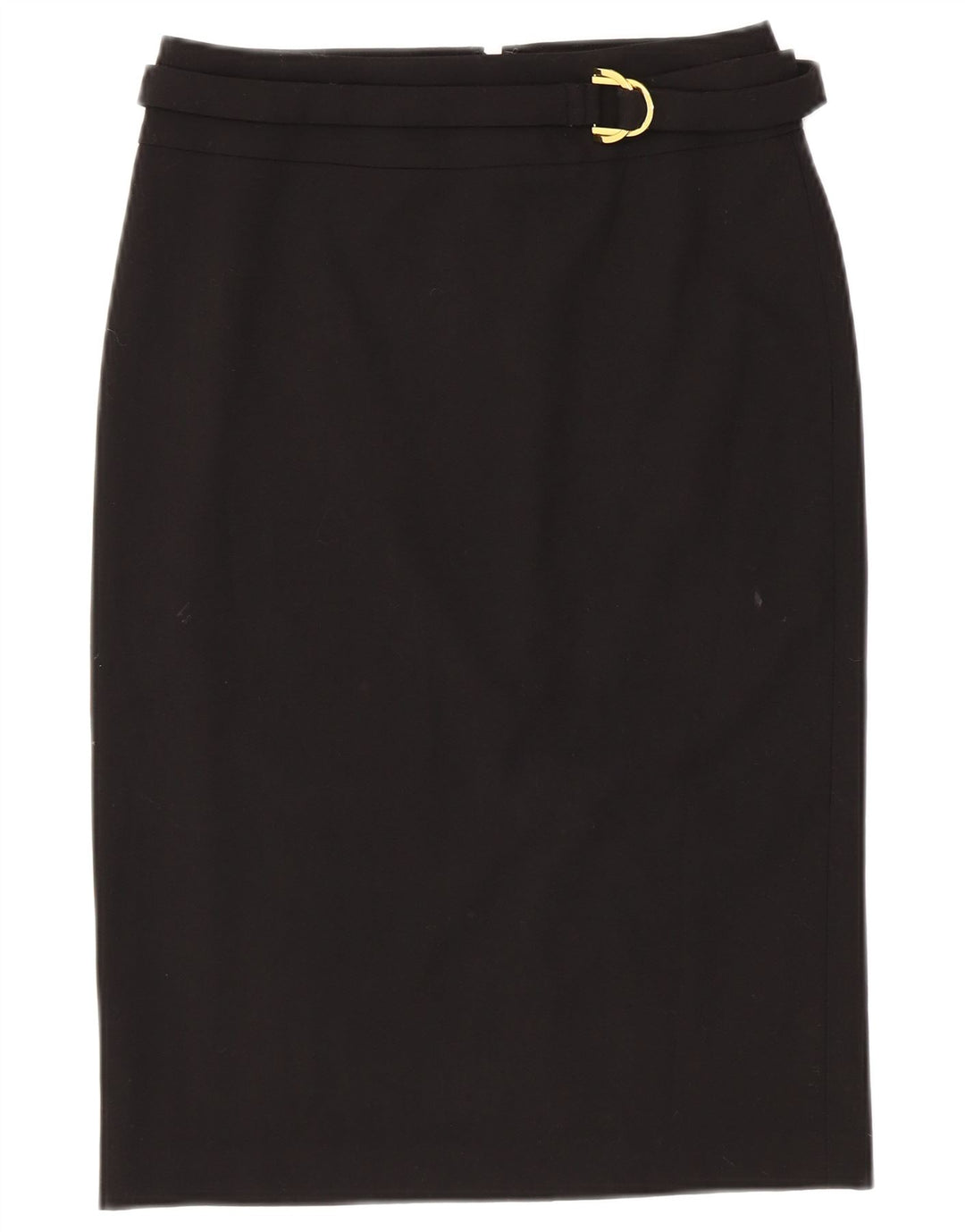 Saia lápis feminina CALVIN KLEIN EUA 2 XS W28 poliéster preto