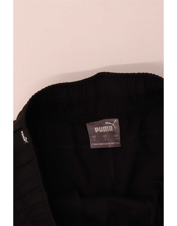 Puma Mens Graphic Sport Shorts Pequeno Poliéster Preto