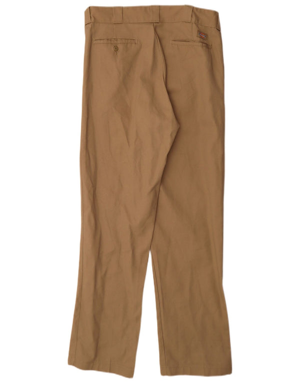 Calça chino reta masculina DICKIES 874 W34 L34 poliéster bege