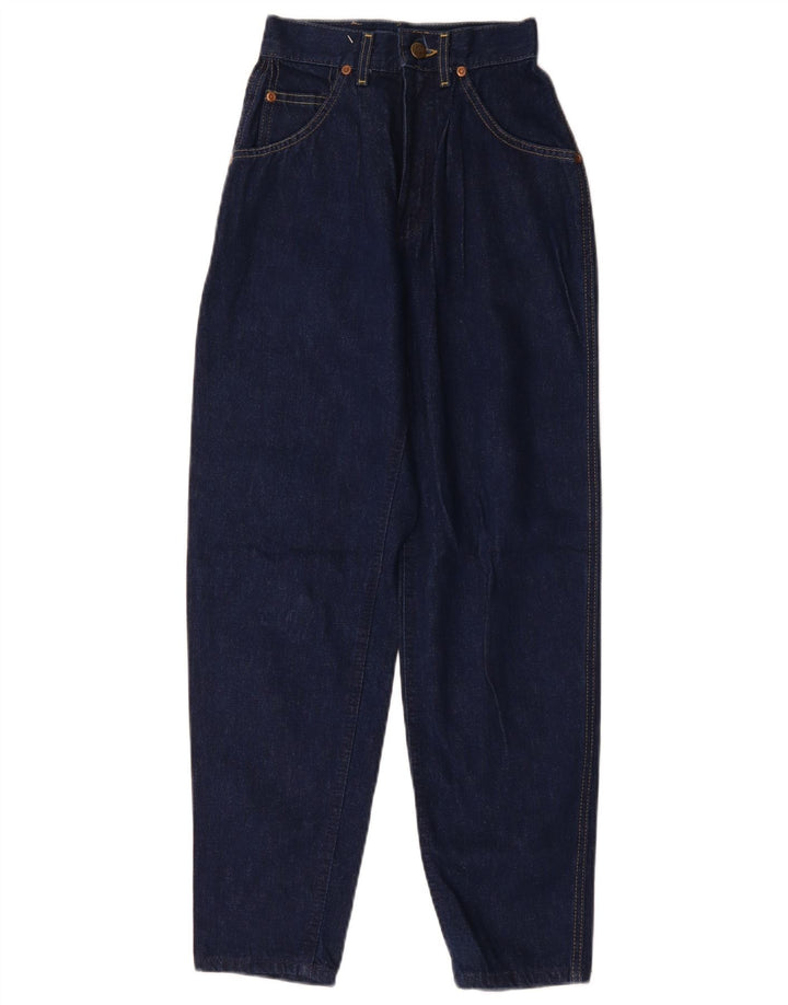 Calça jeans feminina de cintura alta LEE W22 L27 azul marinho