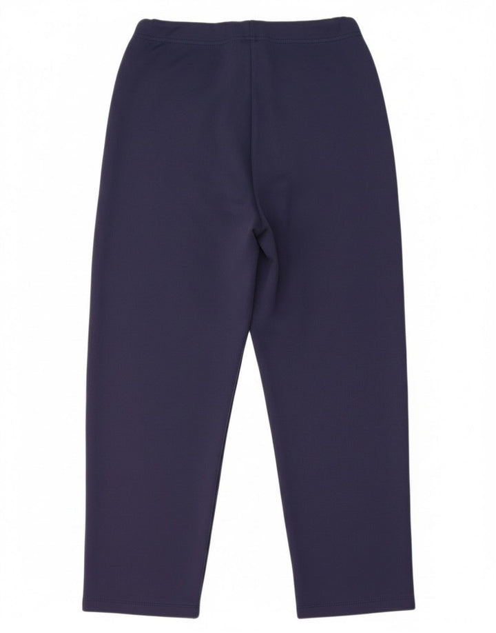 Calça de treino feminina Asics UK 14 poliéster azul marinho médio